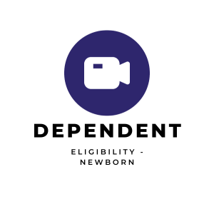 Dependent Eligibility - Newborn  with video camera icon