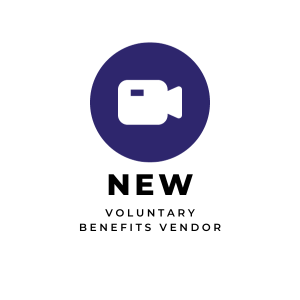 New Voluntary Benefits Vendor with video camera icon